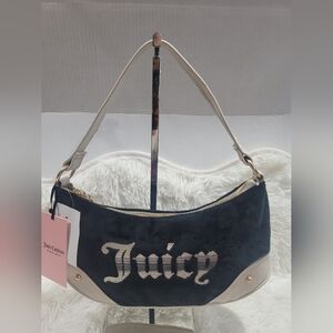 Juicy Couture Retro Vibe Shoulder Bag Liquorice Angel Brand New With Tags